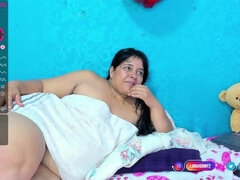 Filthy BBW hot webcam solo incredible sex movie