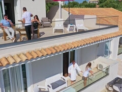 Hot guest seduces BBC - young gorgeous brunette with perky tits Ginebra bellucci nailed doggystyle