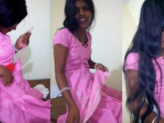 Cute Indian Girlfriend Hard Fucking in Hotel.