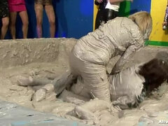 Jeans vs. Latex Mud Battle