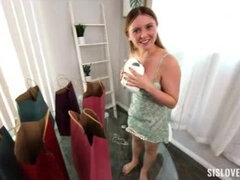 18 jaar, Enthousiasteling, Pijpbeurt, Bruinharig, Sperma, Hardcore, Hd, Tiener