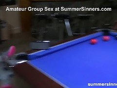 Group Banging on the Pool Table