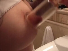 Wanilianna's Kinky Italian Adventure - Amateur Brunette in Lingerie Masturbates with Dildo