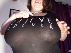 Amatéři, Bbw, Velké kozy, Brunetka, Kozičky