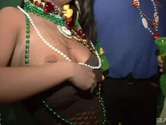 Juicy blond gal in amateur porn outside