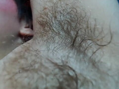 Extreme Hairy Armpit Closeup on Cam