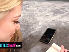 Foxy Stepdaughters Sarah Lace And Jessica Marie Trick And Fuck Hard Their Stepdaddies