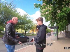 Cash for sex: Czech couple goes wild for cash in Hunt4K video