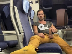 Tim Blesh Train Ride with Cumshot