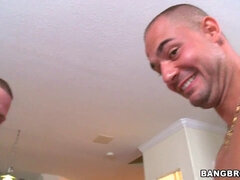 Kinky MILF double-teamed by two horny black guys in Banbros' Double Mom's Pleasure!
