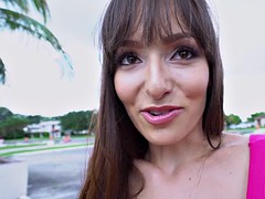 lexi luna in sexy high heels masturbating outdoors