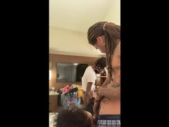 Trizzy and Zay destroy gak Ari