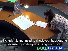 Watch this fakehospital doc give a patient a full physical and then relax