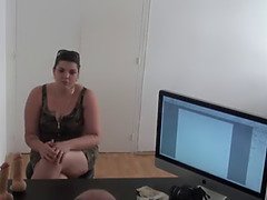 Alternative fatty beauty gets a screwing by the thickest dick she's faced
