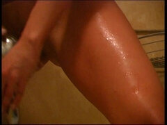 Hot Amateur MILF with Big Tits Washes Her Pussy and Pisses in the Shower