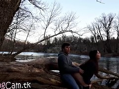 teens caught having sex outdoors - watch more www.fuckingcam.tk