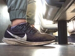 Male Bare-feet - Transport Edition - Bus - Train - Foot Fetish