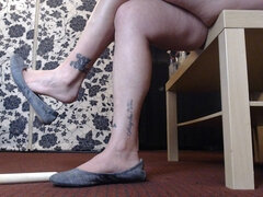 Grey Ballet Flats Shoeplay
