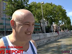 Doggystyle banged euro milf bounces on dick