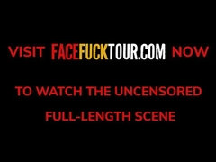 Blonde Teen 18yo Sucks Mature Hard Cock - Sloppy Deep Throat BJ