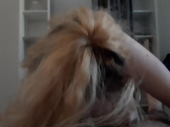 Blond Hair Girl Teenage Sucking Cock