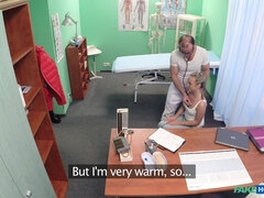 Horny Blondie Loves The Doctors Muscles And Smooth Talking Charm
