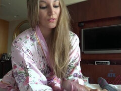 Her Kimono was a huge success in the bed - your cock filled her ass