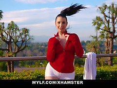 お尻, デカパイ, エロ熟女, チン, Hd, シゴき, 母, 締まりの良い