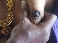 Ασιάτης, Ζευγάρι, Σπιτικό, Ινδιάνος, Βυζιά, Η σύζυγος