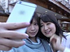 Uncensored Karibibi Anzu  Two beautiful lovey-dovey lesbian sex Part 2