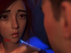 Projekt Passion Sexy Red Head Licks Balls and Gives Deep Throat Blowjob to Big Cock