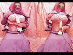 Elisyahijabdoll Part 8 Masturbate Dick Hard Dick Cum Shot