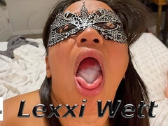 Horny Pinay MILF Toys Herself to Squirting Orgasm and Swallows Big Load of Daddy's Cum! - Lexxi Wett