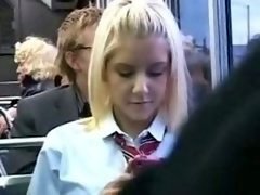 Foreign School Kittens Get Fucked On A Bus In Japan