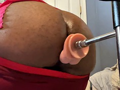 Sex Machine fucks a big black ass