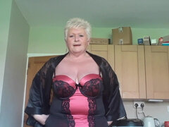 Amatør, Store smukke kvinder, Britisk, Bedstemor, Lingerie