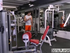 Anal, Slikke rumpe, Stor svart kvinne, Stor rumpe, Gym, Hd, Slikking, Hans