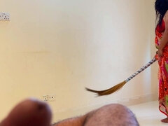 素人, ぽっちゃり, イく瞬間, インド人, メイド