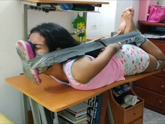 Związanie dyscyplina & dominacja uległość, Niewola, Brunetka, Fetysz, Latynoska, Kara, Niewolnik