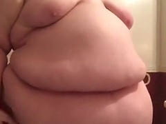 ssbbw trying to squeeze into this 4xl bathing suit