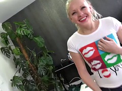 Lola Taylor takes a facial after rough sex