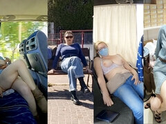 Outdoor crossed legs orgasm compilation 20+ crossed legs orgasm in common places