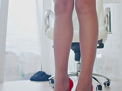 Fétiche, Poilue, Hard, Talons, Lingerie, Masturbation, Nylon, Collant