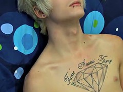 austin stroking his hard cock in front of his juicy load blows