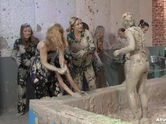 Group Mud Battle Rips Through The Club