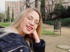 Blondie Nerd Loves Public Banging 1 - Public Pickups