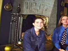 Amatorka, Brytyjski, Towarzystwo, Pierwszy raz, Chudy, Student, Nastolatki, Trójkąt