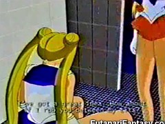 sailor moon and sailor venus futa