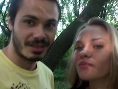 Anal, Blonde, Sucer une bite, Masturbation, De plein air, Public