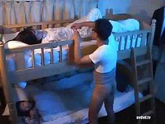 Nasty excited male comes into the room of his sister & seduces her